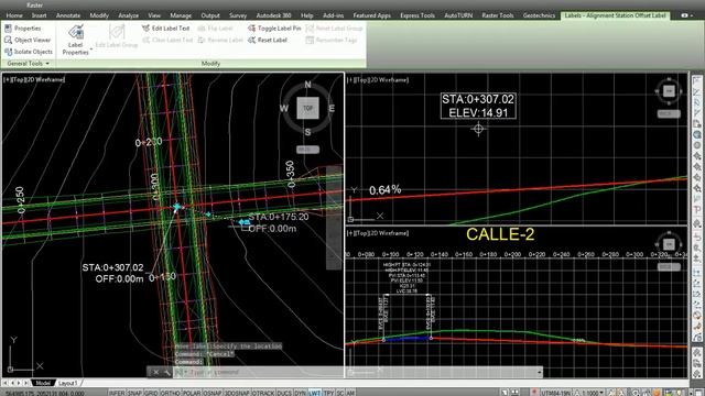 Tutoriales RG - AutoCAD Civil 3D 2014 - 53 - CREACIÓN DE INTERSECCIÓN MANUALMENTE - 01 смотреть онлайн