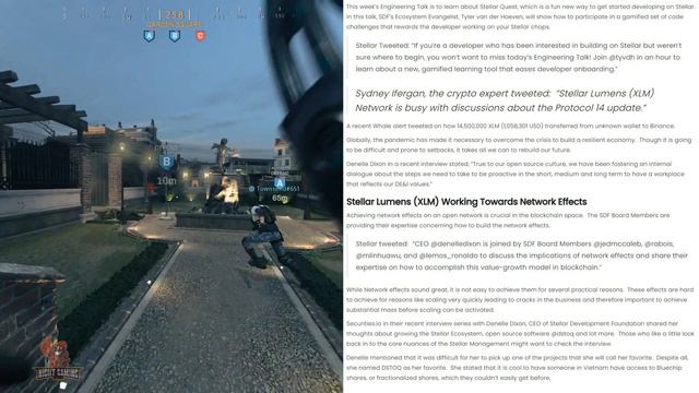 Stellar Lumens XLM Engineering Talks on Stellar Quest and SDF Discussing Value Growth Model on Bloc смотреть онлайн