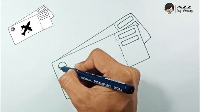 How to draw Flight Ticket смотреть онлайн
