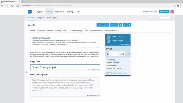 Ecwid: SEO Page Title and Description Lesson 09: by Cozy How To смотреть онлайн