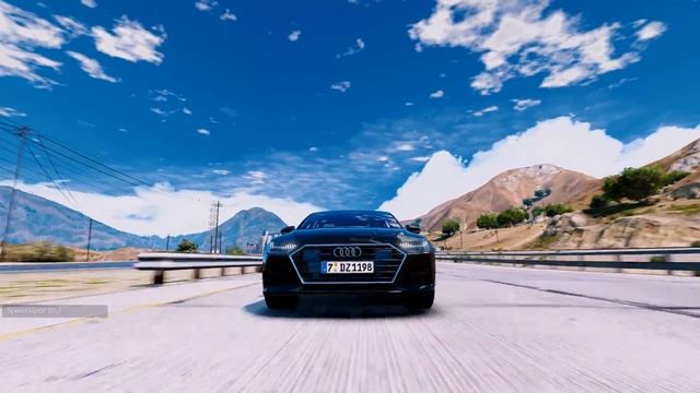 Audi A7 Sportback 2018 Grand Theft Auto V MGVA MODs Gta5-mods _REVIEW смотреть онлайн
