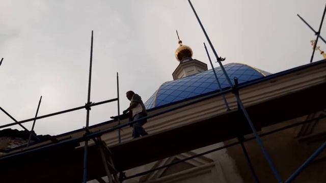 СЕКРЕТЫ ДРЕВНЕЙ ШТУКАТУРКИ. Мастер-класс от Евгения в Филиппо-Ирапском монастыре смотреть онлайн