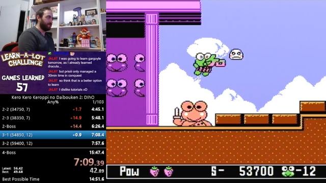 Kero Kero Keroppi no Daibouken 2 - Any% - 13:44 | Learn-A-Lot Challenge Game #58 смотреть онлайн