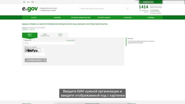 Предоставление сведений о зарегистрированном юридическом лице, филиале или представительстве смотреть онлайн