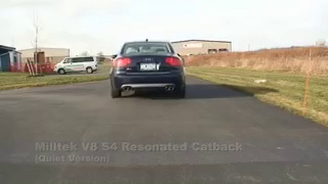 Milltek Sport Audi S4 V8 B6 & B7 Catback Exhaust Comparison смотреть онлайн