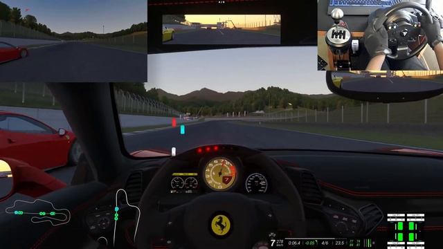 Ferrari Mugello Festival  | Ferrari 458 S3 | Assetto Corsa | Thrustmaster Wheel Cam