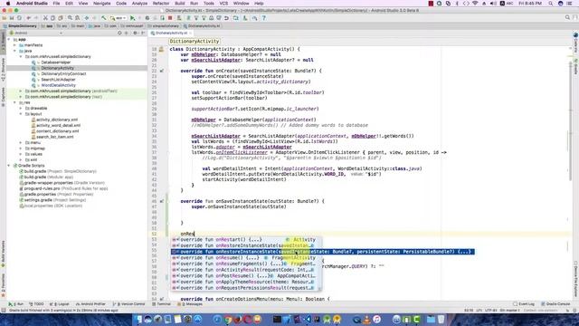 Let's Create App Using Kotlin #01 - Dictionary App Part #09 - Code Refactoring #3 Save search query смотреть онлайн