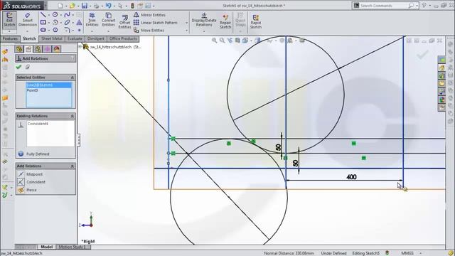 Hitzeschutzblech - SolidWorks 2014 Training - Loft - Trim - Knit смотреть онлайн