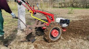 Мотоблок мтз с оборотным плугом