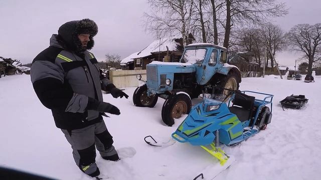 Особенности передней подвески на миниснегоходе Next 500 смотреть онлайн