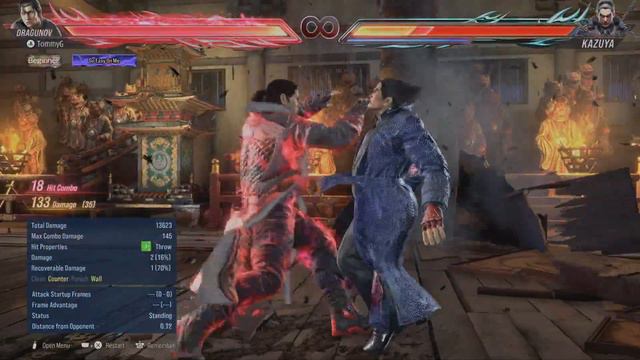 TEKKEN 8 dragunov almost death combo 2 смотреть онлайн