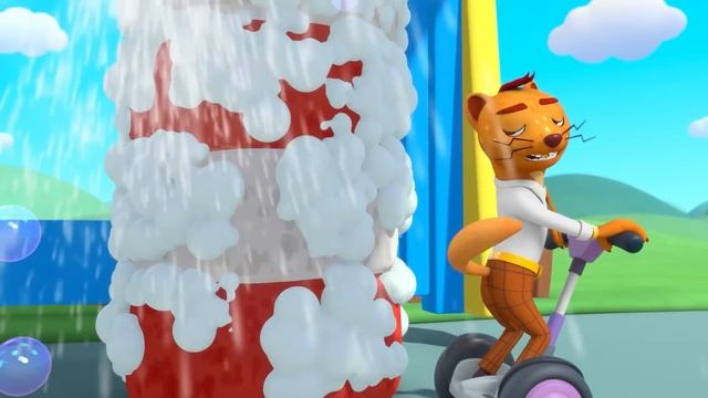 Runaway Car Wash | Gecko's Garage | Trucks For Children | Cartoons For Kids смотреть онлайн