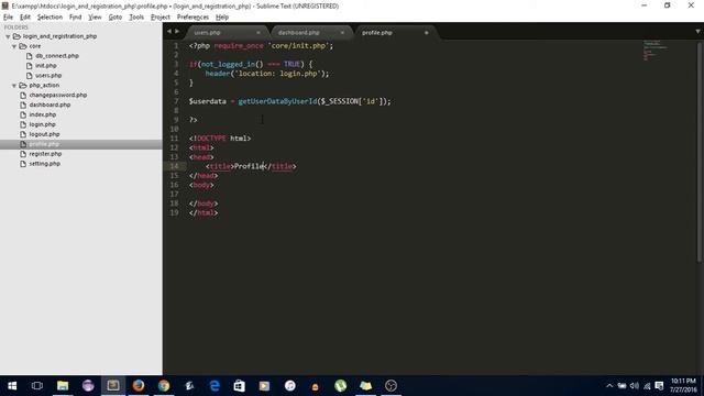 Login and Registration PHP MYSQLI Part 8 Profile Data смотреть онлайн
