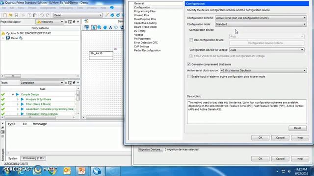 Active Serial Configuration via JTAG смотреть онлайн