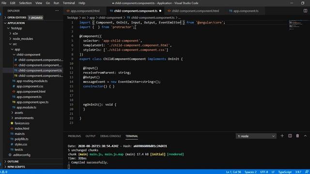 Sharing Data between components in Angular | @Input and @Output смотреть онлайн