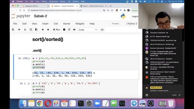 2-сабақ. Python тілін 0-ден бастап қазақша үйрену + олимпиада есептері смотреть онлайн