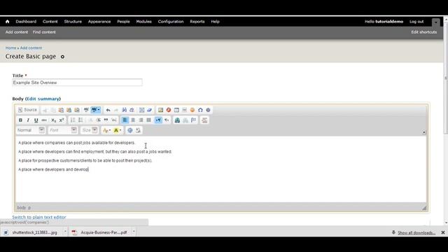 4 The Drupal 7 Example Site смотреть онлайн