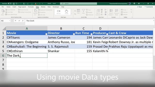 Future of Excel - Excel Data Types (Trailer) смотреть онлайн