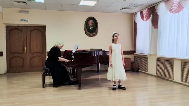 Тарасова Виталия, 10 лет, песня из кинофильма «Мой добрый папа», сл. Я. Голякова, муз. А. Петрова смотреть онлайн