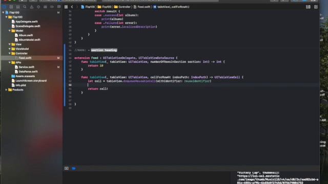 Fetch Top 100 Albums on Itunes -- Swift -- Implement UITableView programmatically & SnapKit - Part смотреть онлайн