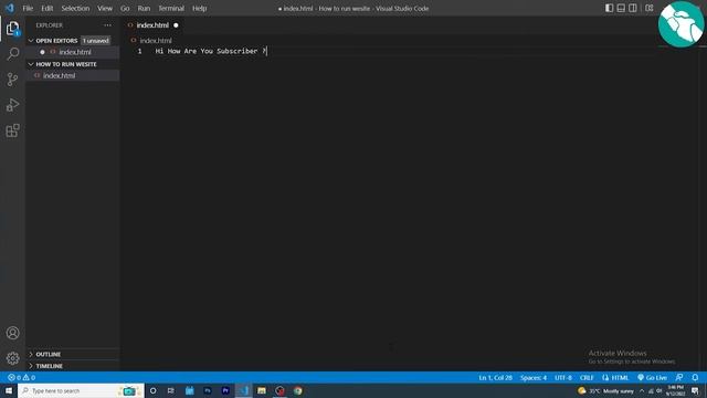 How to Create, Save and Run HTML File in Tamil | #3 смотреть онлайн
