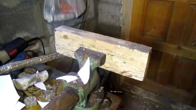 Клинок из напильника PFERD,Тест на канате и роге