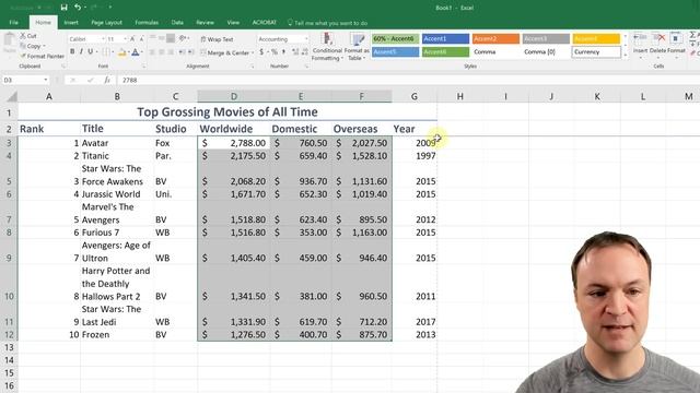 Microsoft Excel Tutorial - Beginners Level 1 смотреть онлайн