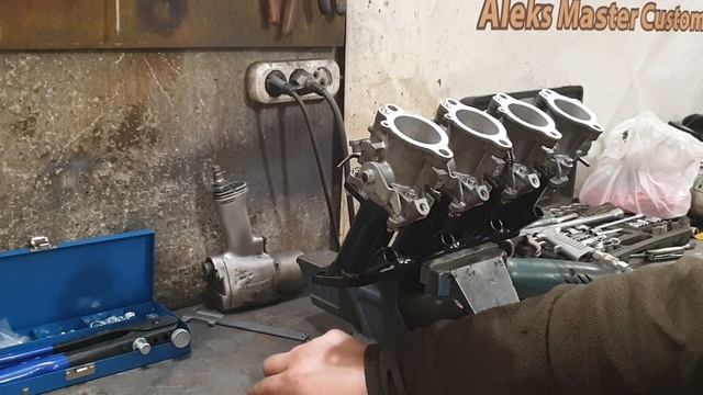 Синхронизация дросселей от Toyota Levin.