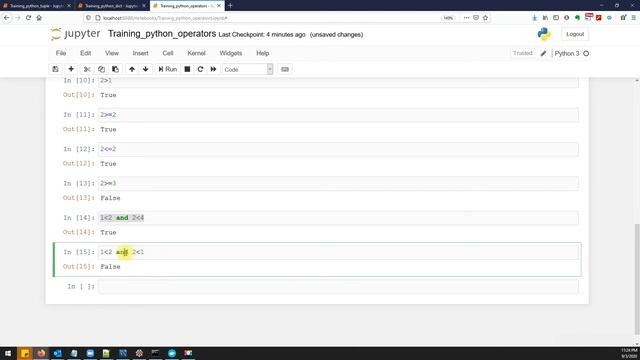 Comparison operators in python part 2 смотреть онлайн