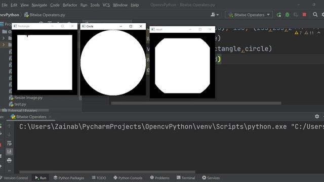 [13] Bitwise Operations (bitwise AND, OR, NOT and XOR) OpenCV Python for Beginners смотреть онлайн