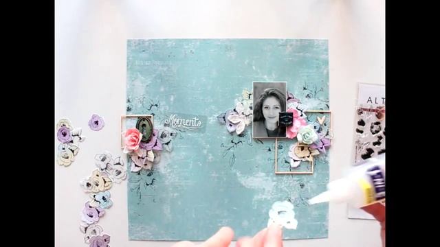 Altenew - scrapbooking layout tutorial from Elena Morgun смотреть онлайн