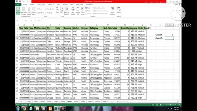 Countif and Countifs in excel смотреть онлайн