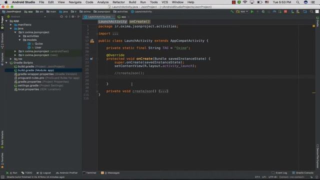 آشنایی با کتابخانه Gson برای کار با Json در اندروید смотреть онлайн