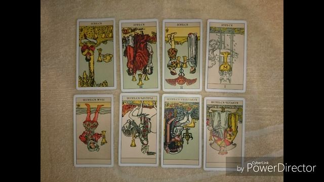 Значение перевернутых карт Таро. Масть Кубки. Обратная сторона медали. смотреть онлайн