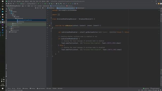 Android Broadcast Receiver Airplane Mode Kotlin смотреть онлайн