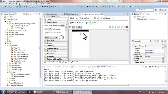 สอน Android แบบไทยๆ ตอนที่ 8 Grid View смотреть онлайн