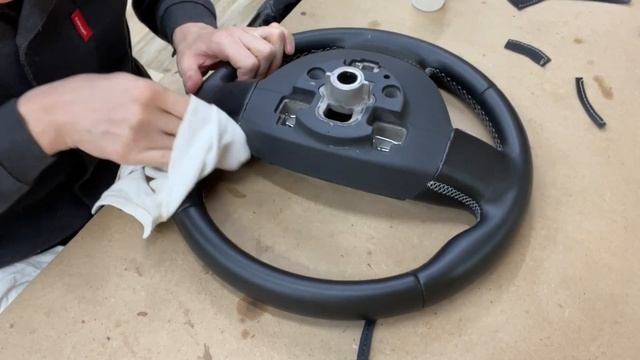 Перетяжка руля Renault Logan 2, финал смотреть онлайн