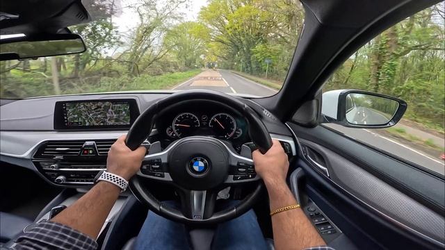 BMW 5 Series 520D M Sport G30 [2.0L 190HP] POV Test Drive