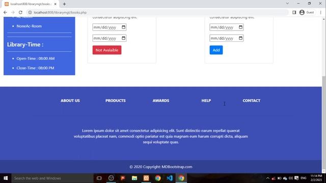 Library Management system in php overview смотреть онлайн