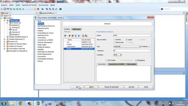 Modelo Lógico - Oracle SQL Developer Data Modeler 3.3 PT-BR смотреть онлайн