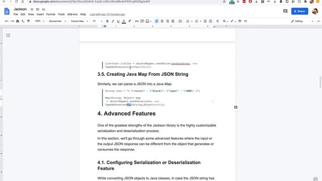 Serialize and Deserialize JSON string with Jackson library смотреть онлайн
