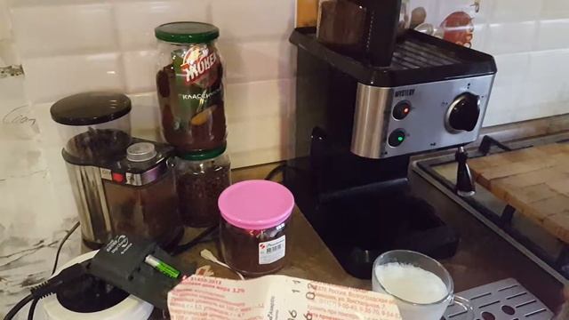 Mystery MCB-5115 обход проблемы выдавливания пара и жижи через верх рожка кофеварки смотреть онлайн