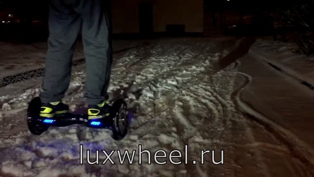 Гироскутер Wmotion WM8 с большими колесами 10 дюймов по снегу зимой смотреть онлайн