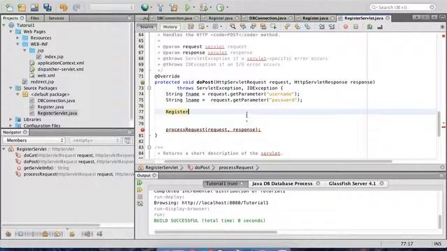 Connecting to MYSQL | Using Servlets MVC | part 4 смотреть онлайн