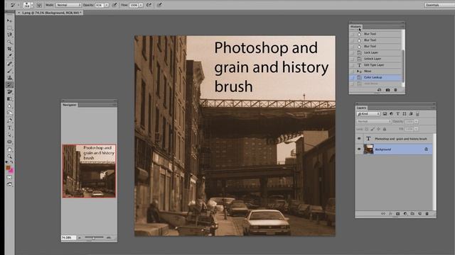 Photoshop grain texture смотреть онлайн
