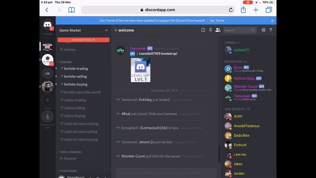 DISCORD TRADING SERVER FORTNITE, CLASH OF CLANS, ROBLOX AND MORE! смотреть онлайн
