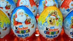 Новогодний Киндер Сюрприз Макси на русском языке Новинка 2015 Киндер Сюрприз MAXI