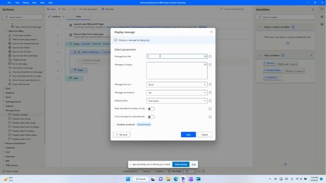 Power Automate Desktop | Extracting Data from Web Pages to a Variable and looping through data. смотреть онлайн