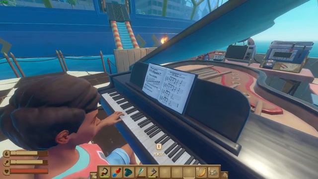 Piano on raft! смотреть онлайн