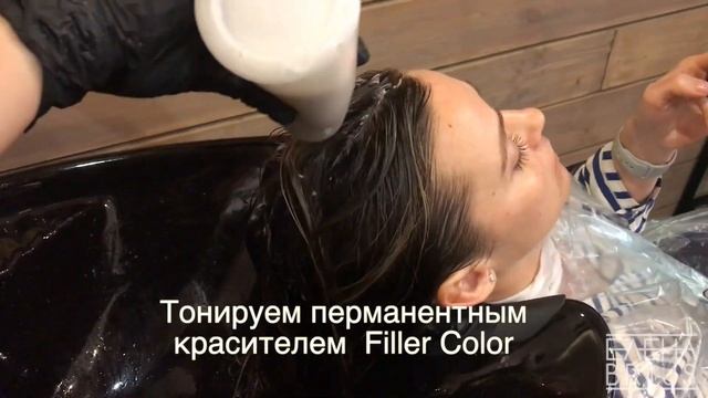 Окрашивание аиртач | Коррекция отросшей прикорневой зоны | осветление среднего слоя 2020 ELENA BRIJ смотреть онлайн